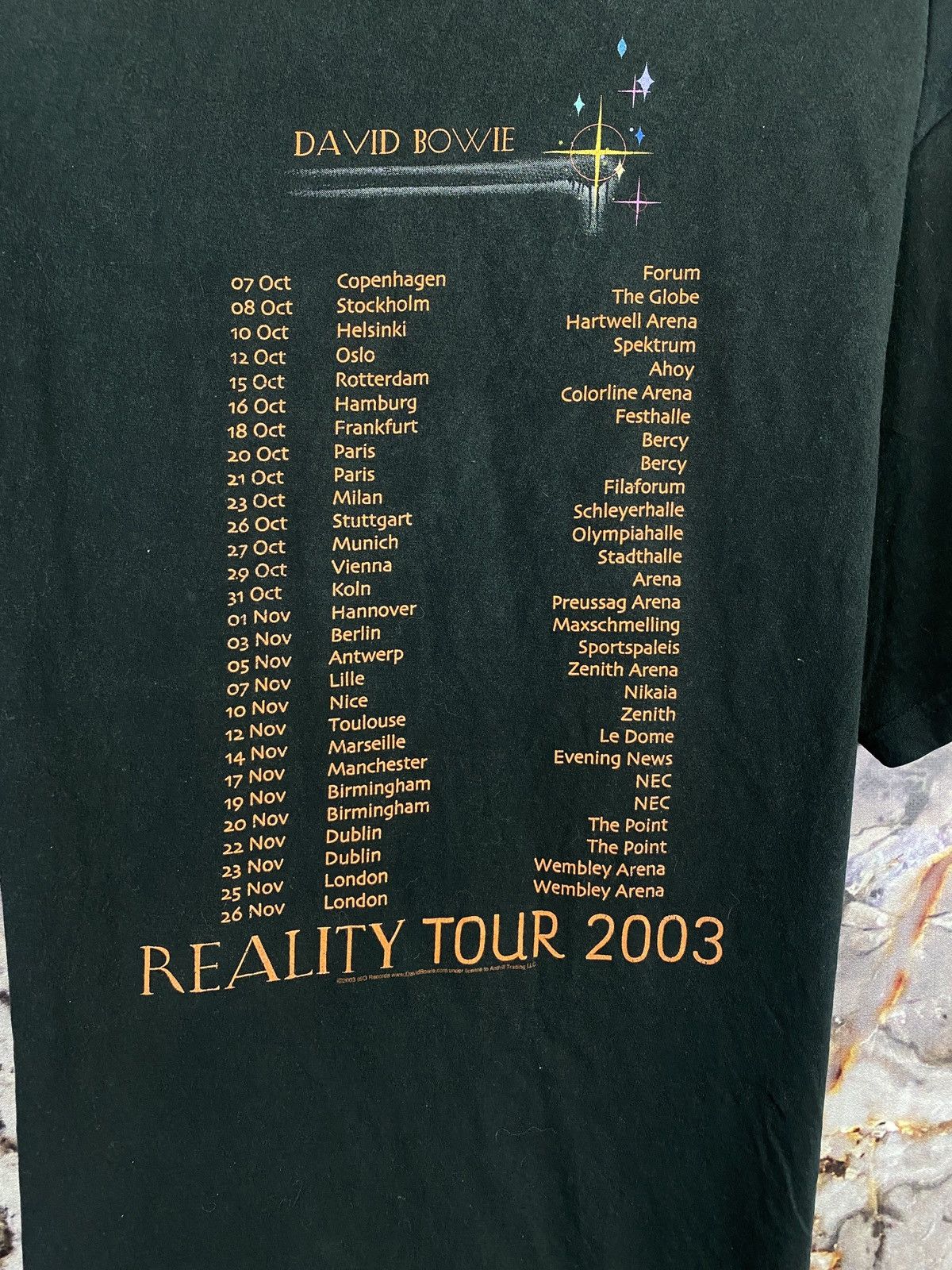 Vintage Men’s David Bowie Reality Tour 2003 T-Shirt Size XL Size US XL / EU 56 / 4 - 10 Thumbnail