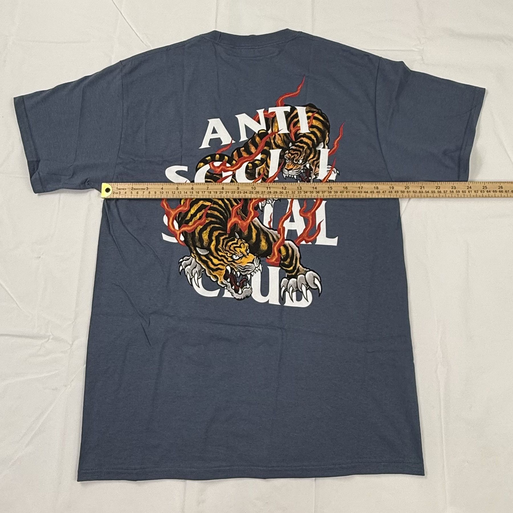 Anti Social Social Club Anti Social Social Club Tiger Flame Graphic Tee Mens Medium Size US M / EU 48-50 / 2 - 4 Thumbnail