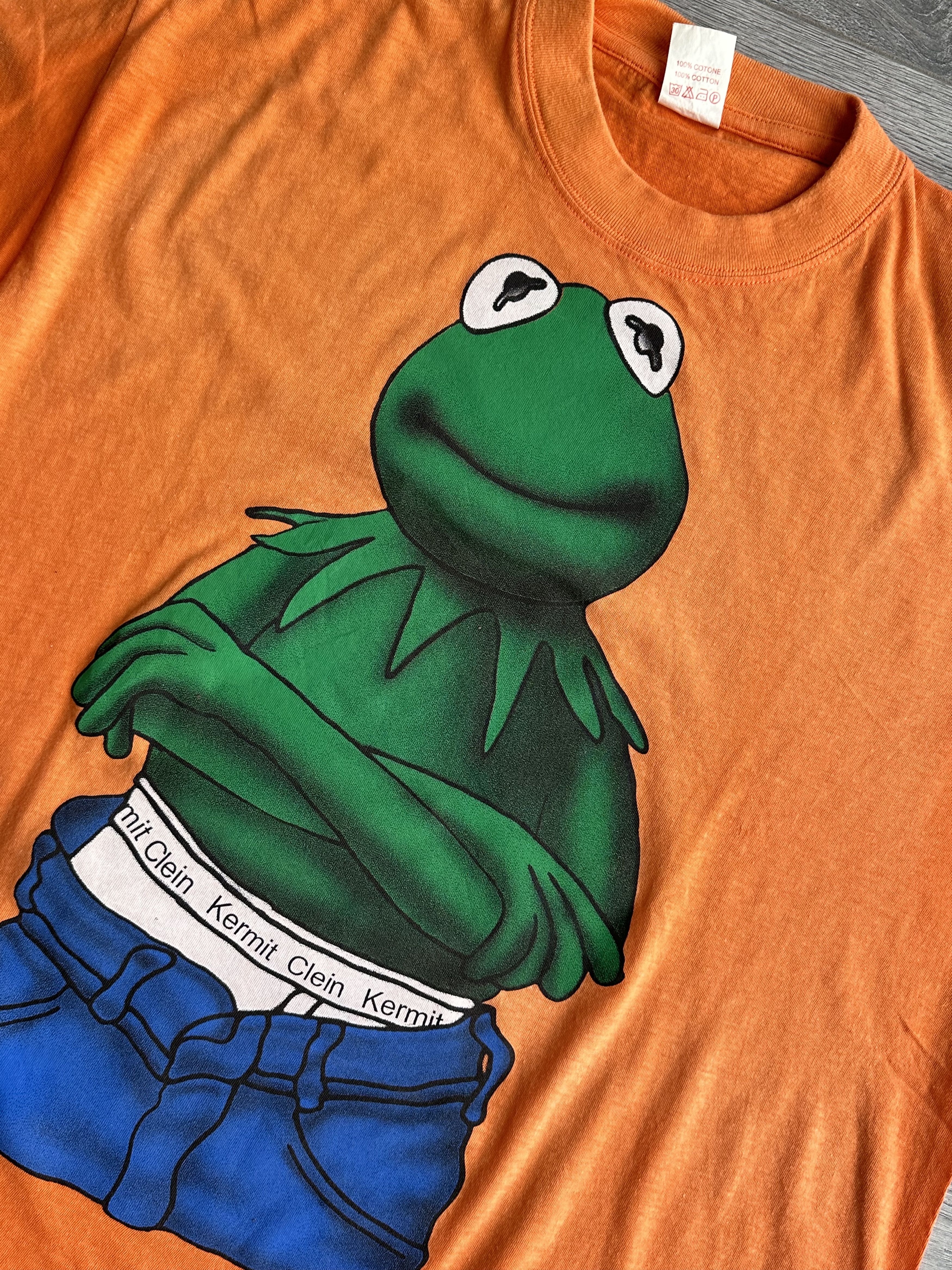 Vintage Kermit Clein vintage t shirt Size US L / EU 52-54 / 3 - 3 Thumbnail