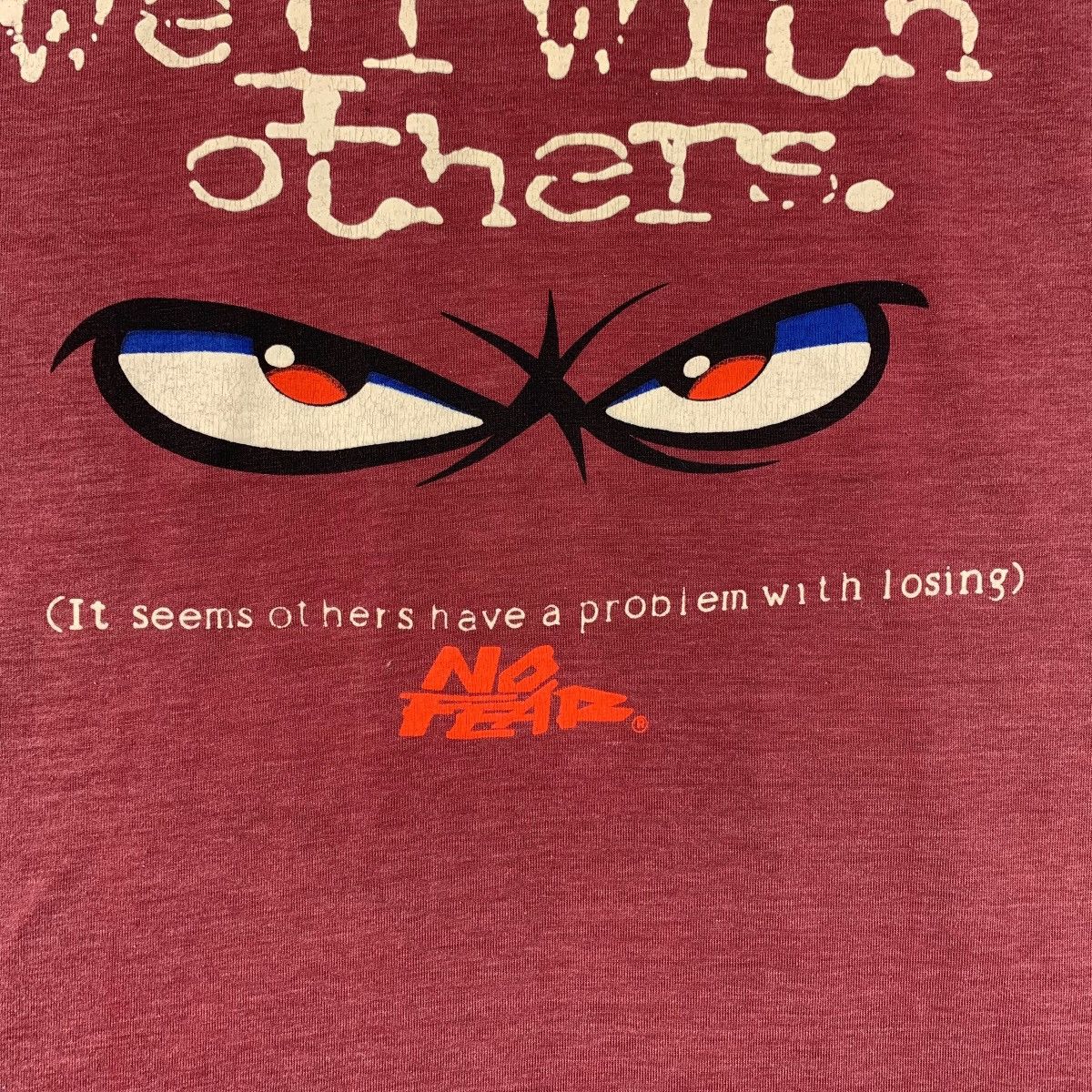 No Fear × Vintage Vintage NO FEAR does not play well with other printed tee Size US L / EU 52-54 / 3 - 9 Thumbnail