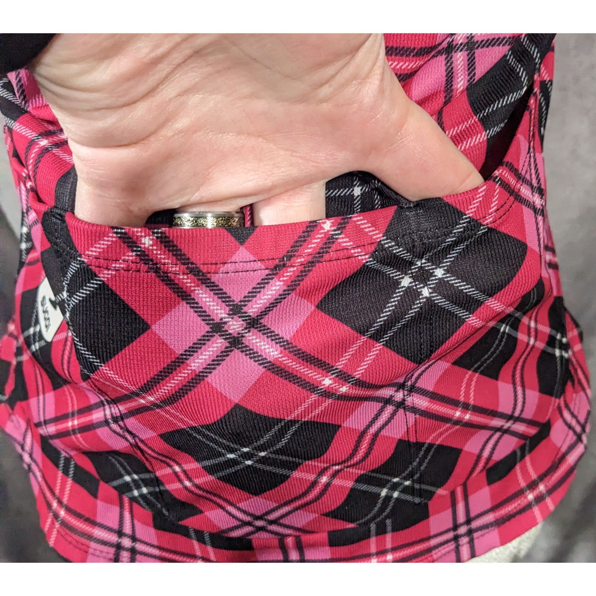 Other Sugoi Lumber Jane Pink And Black Plaid Cycling Jersey With P Size S / US 4 / IT 40 - 18 Thumbnail