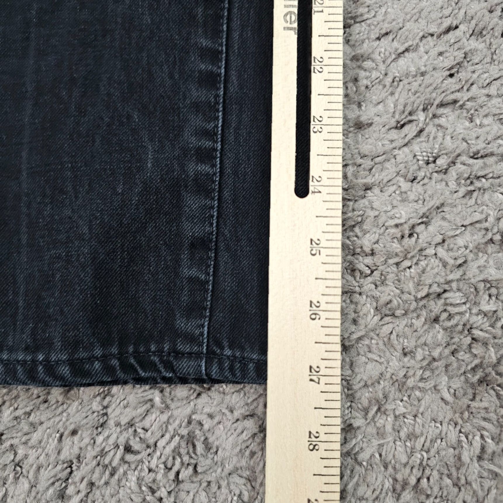 Vintage AG Adriano Goldschmied Women's Jeans 28 Black Tapered High Waisted Denim 26x27 Regular Size 28" / US 6 / IT 42 - 6 Thumbnail