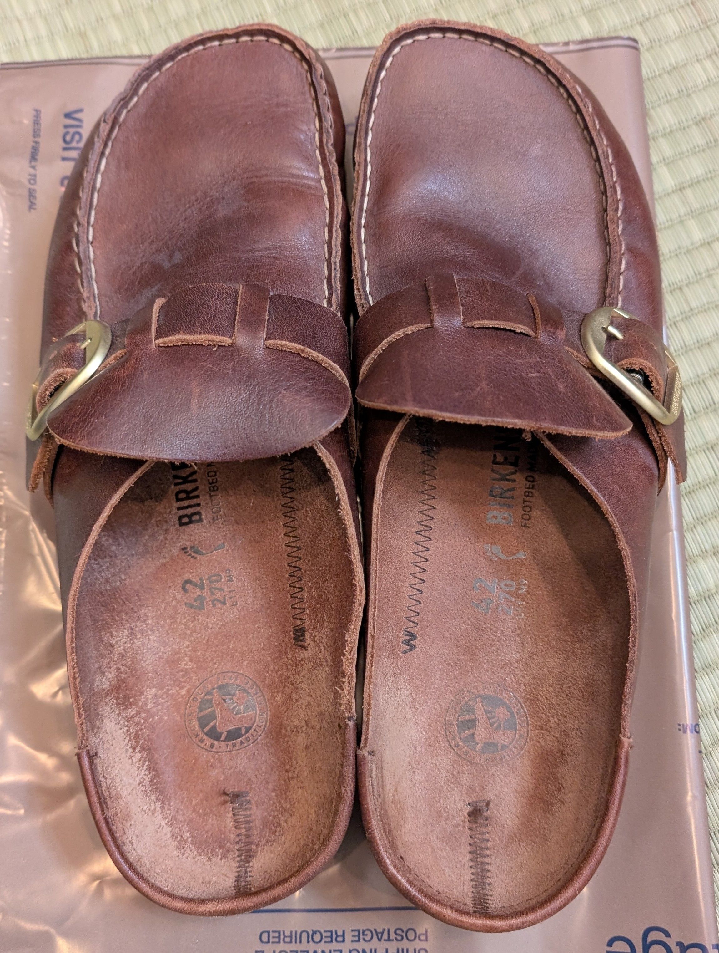Birkenstock Birkenstock Buckley Leather Clogs Size 42 Size US 11 / IT 41 - 5 Thumbnail