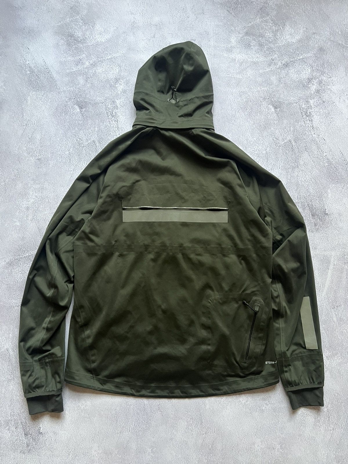 Nike × Vintage NIKE Storm Fit Reflective Hooded VAPOR 5 Running Jacket Size US L / EU 52-54 / 3 - 2 Thumbnail