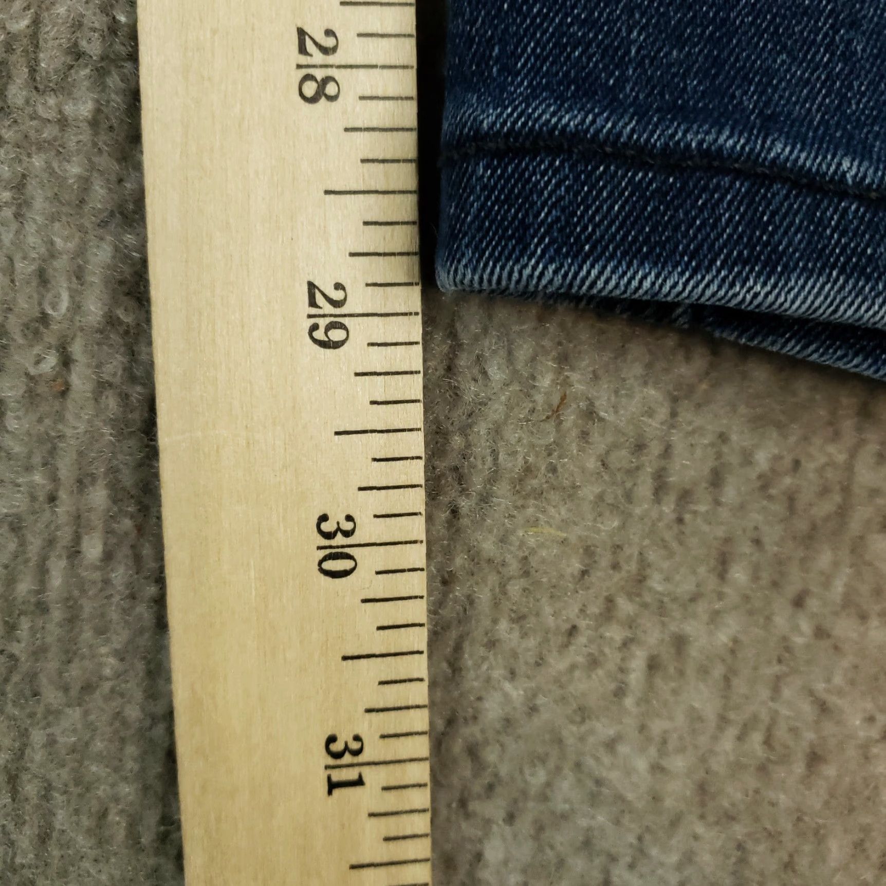 Denime DU/ER Jeans Mens Size 30x29 Blue Denim L2X Slim Fit Straight Casual Size US 30 / EU 46 - 3 Thumbnail