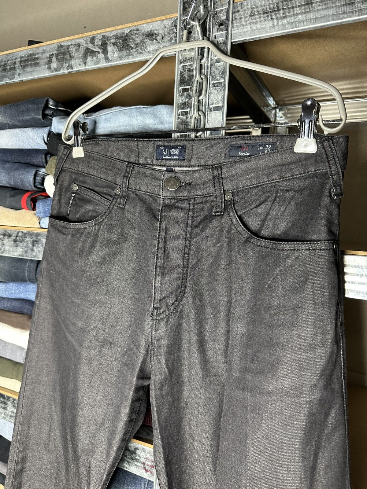 Armani Armani Jeans Regular Fit Men's Denim Jeans Pants Size W32 Size US 32 / EU 48 - 3 Thumbnail