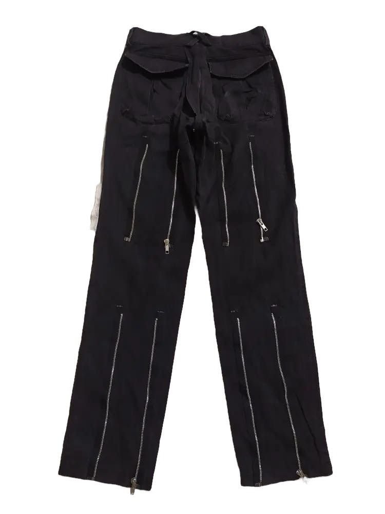 Japanese Brand Alices Japan Back Zipper Punk Bondage Design Pants Size US 27 - 1 Thumbnail