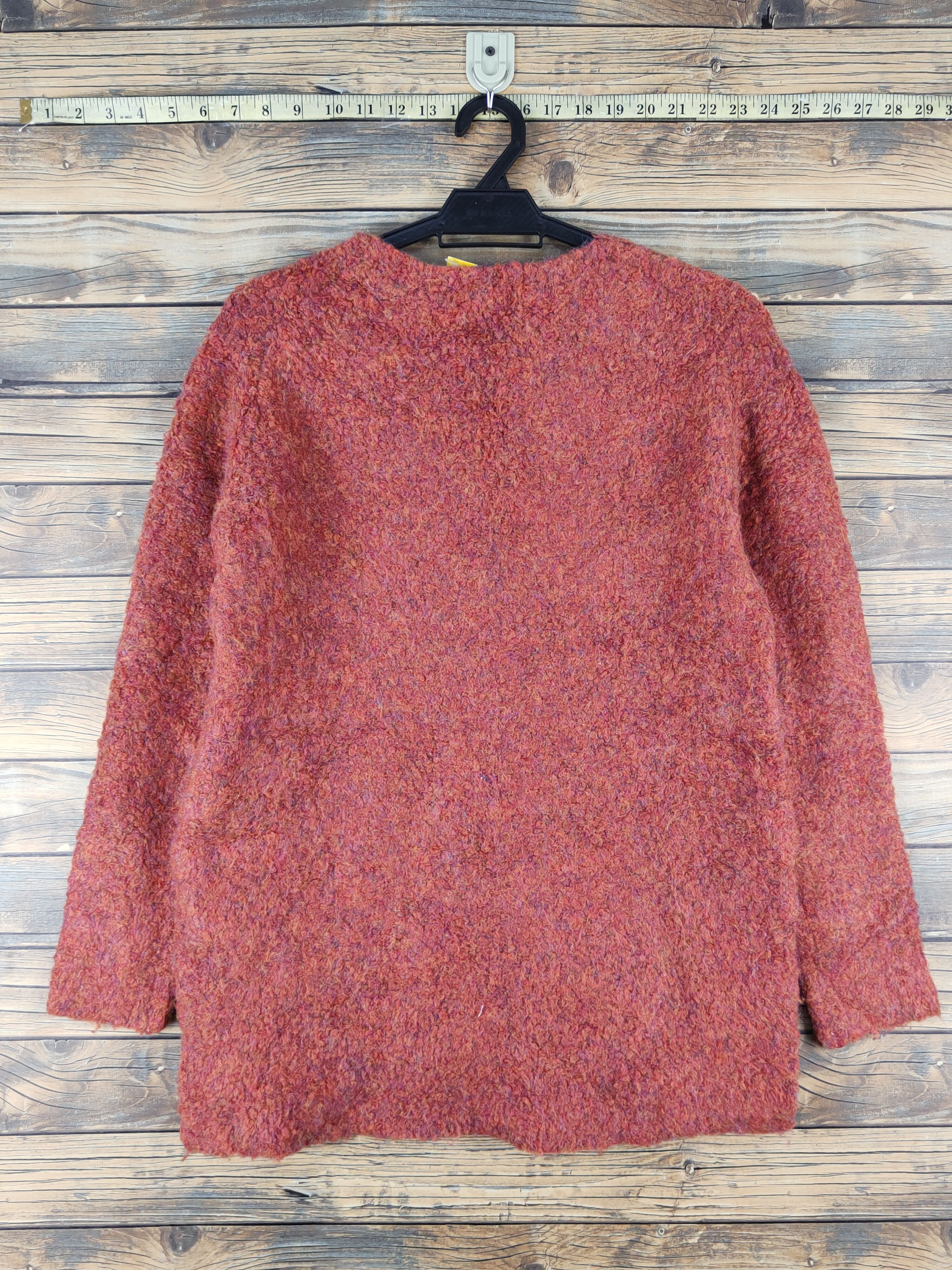 Homespun Knitwear × LOWRYS FARM × Vintage Lowrys Farm Orange Knitwear Sweatshirts #W1197 Size M / US 6-8 / IT 42-44 - 7 Thumbnail