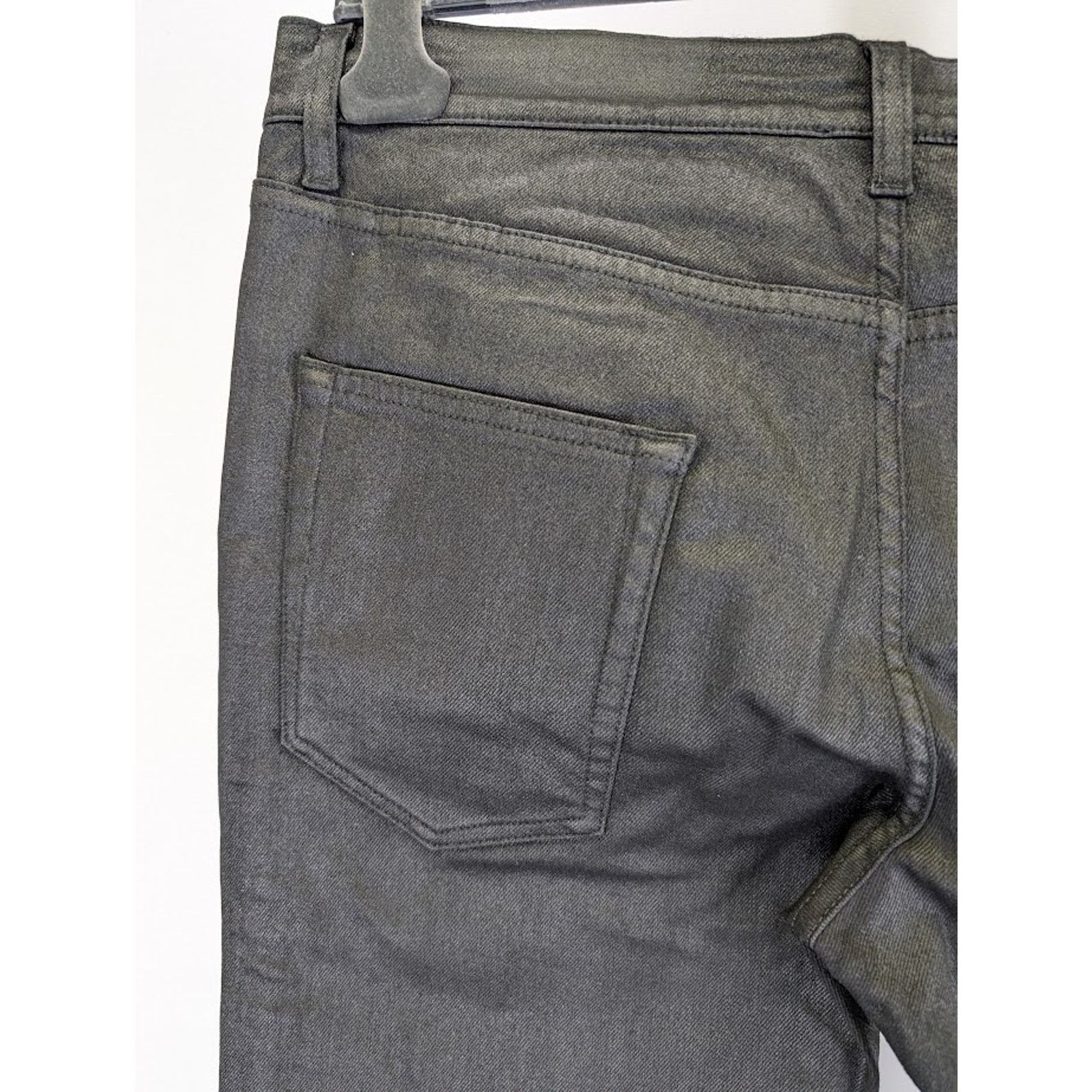 Saint Laurent Paris o1rshd1 Q:2 / Skinny 5 Pocket Low Nightrider Jeans in Black Size US 33 - 14 Thumbnail