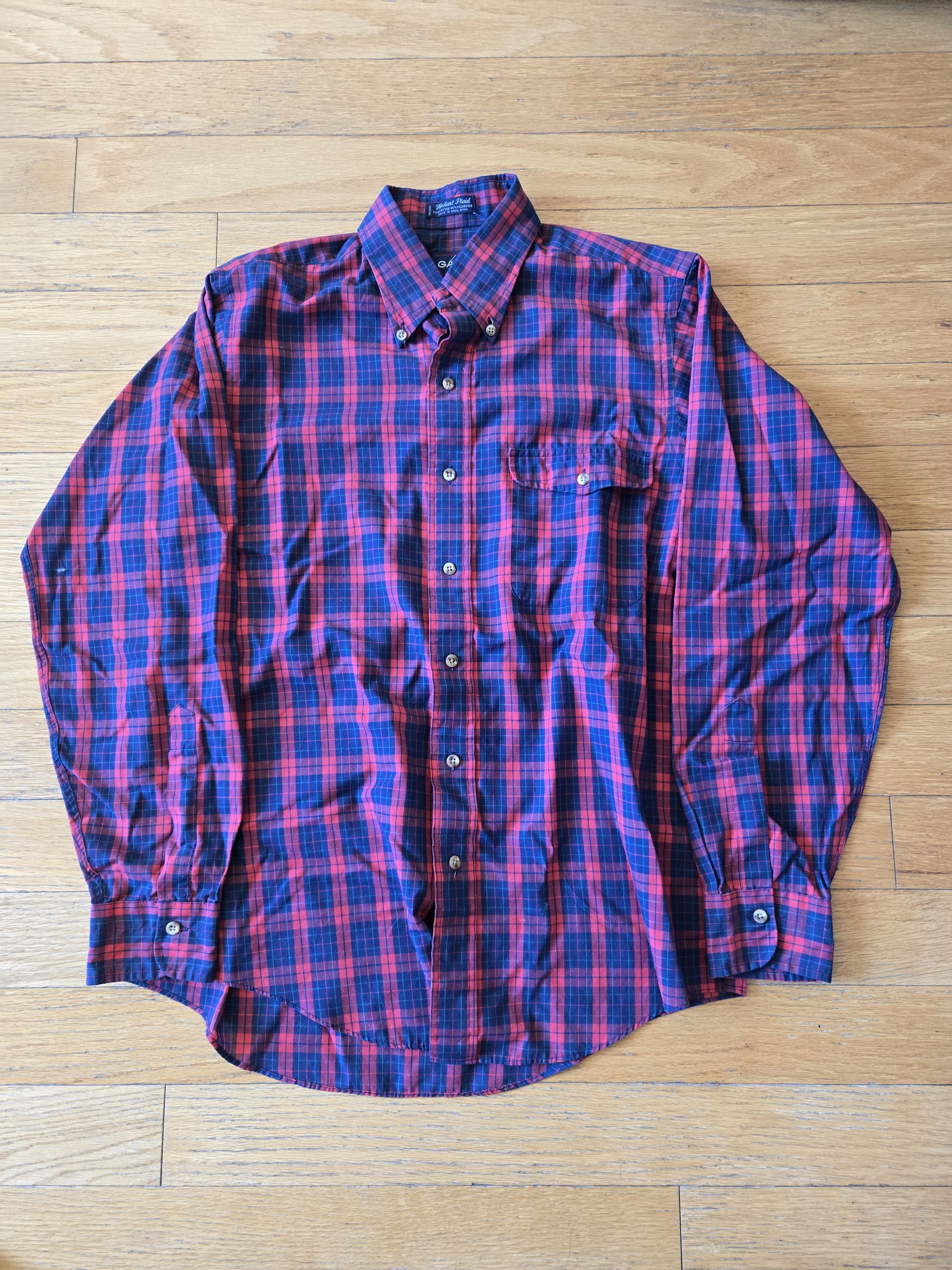 Gant Vintage Gant Shirt Foxhunt Plaid Button Down Long Sleeve Size US M / EU 48-50 / 2 - 1 Thumbnail