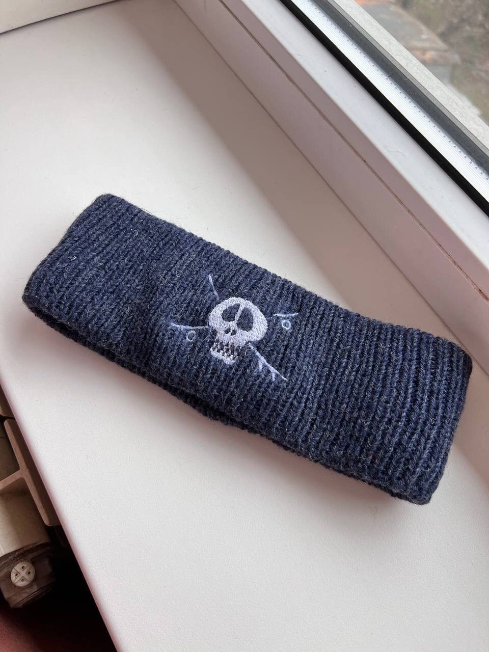 Stussy × Vintage 90s Vintage Stussy Skull Pirates Hat Navy Size ONE SIZE - 1 Thumbnail
