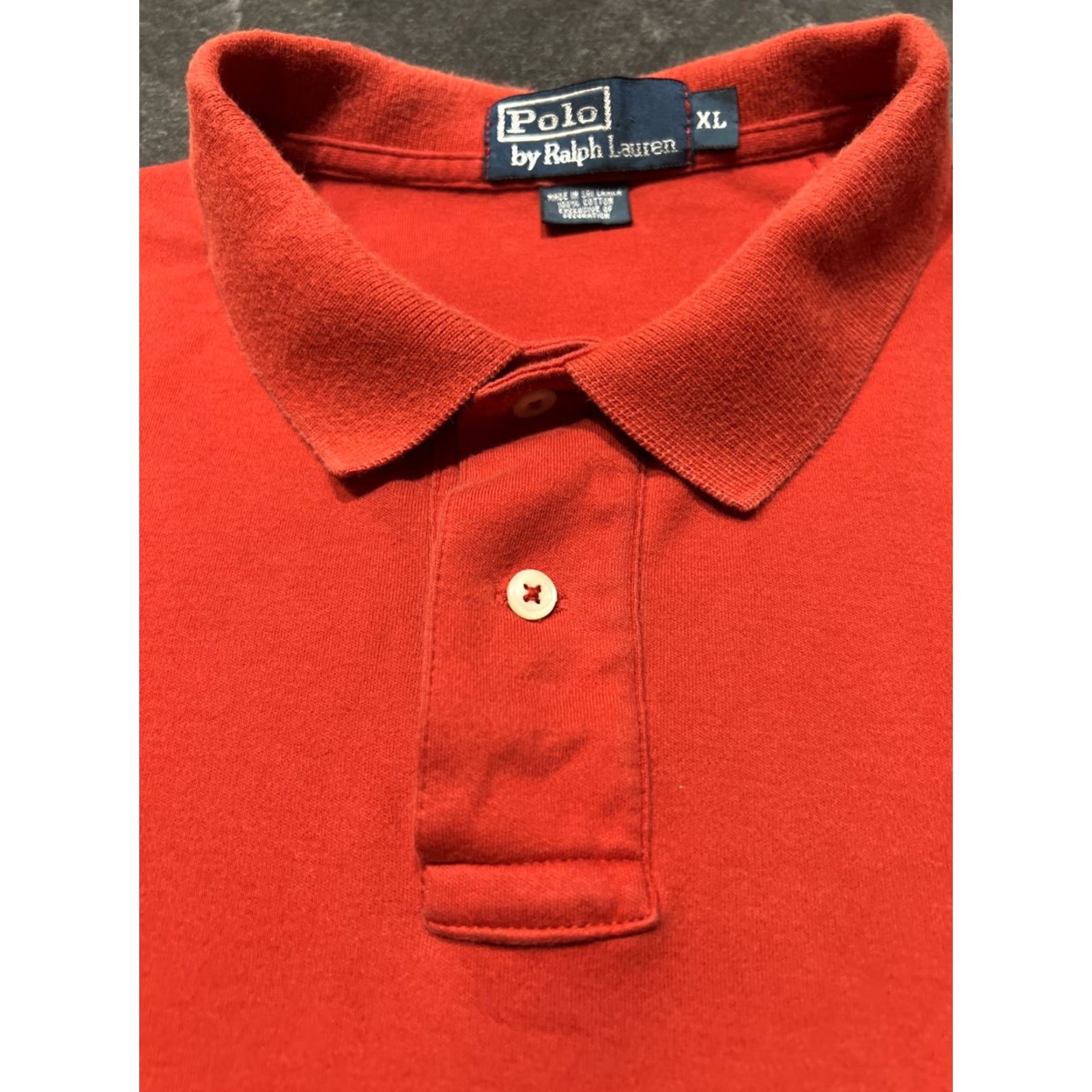 Polo Ralph Lauren Polo Ralph Lauren Men’s Long Sleeve XL Red Cotton Polo Shirt Casual Custom Fit Size US XL / EU 56 / 4 - 5 Thumbnail
