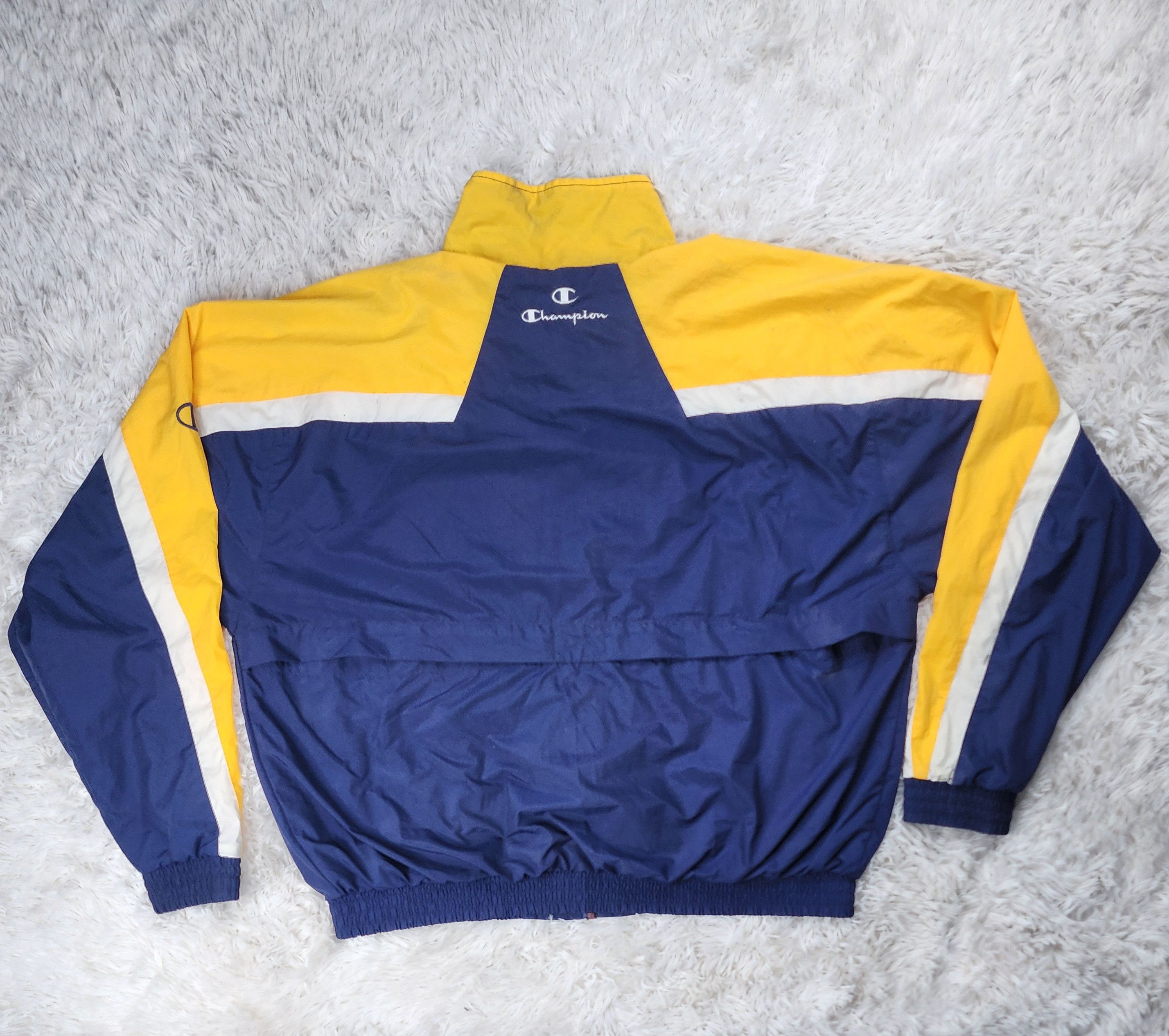Champion Vintage Champion windbreaker jacket Navy/yellow Size US XL / EU 56 / 4 - 6 Thumbnail