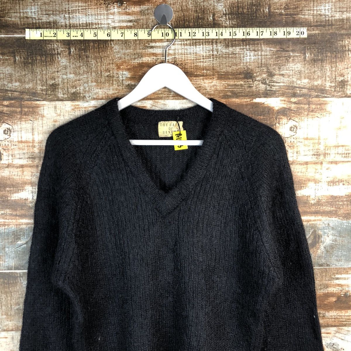 Homespun Knitwear × Japanese Brand The Basic Of Renown Black mohair Knitwear #A1663 Size US S / EU 44-46 / 1 - 4 Thumbnail