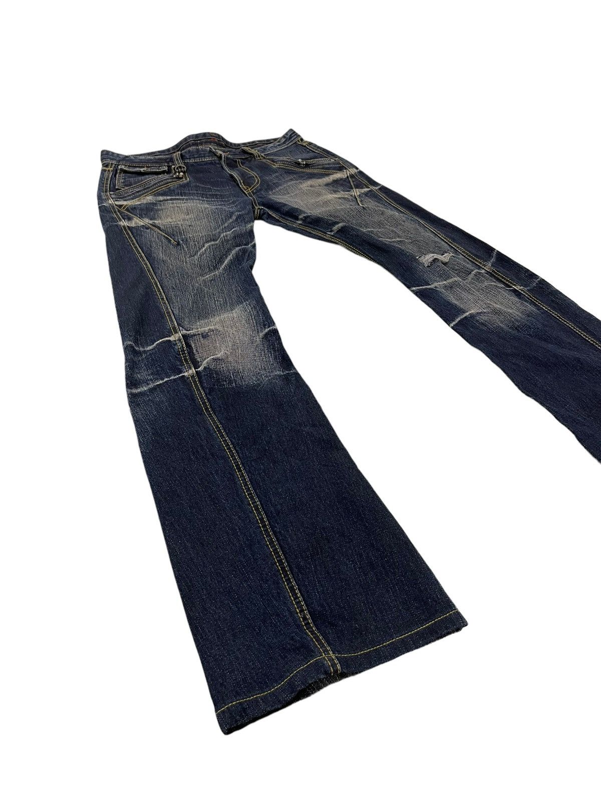 Comoli × Japanese Brand 2020SS Comoli Belted Denim Pants Indigo 3