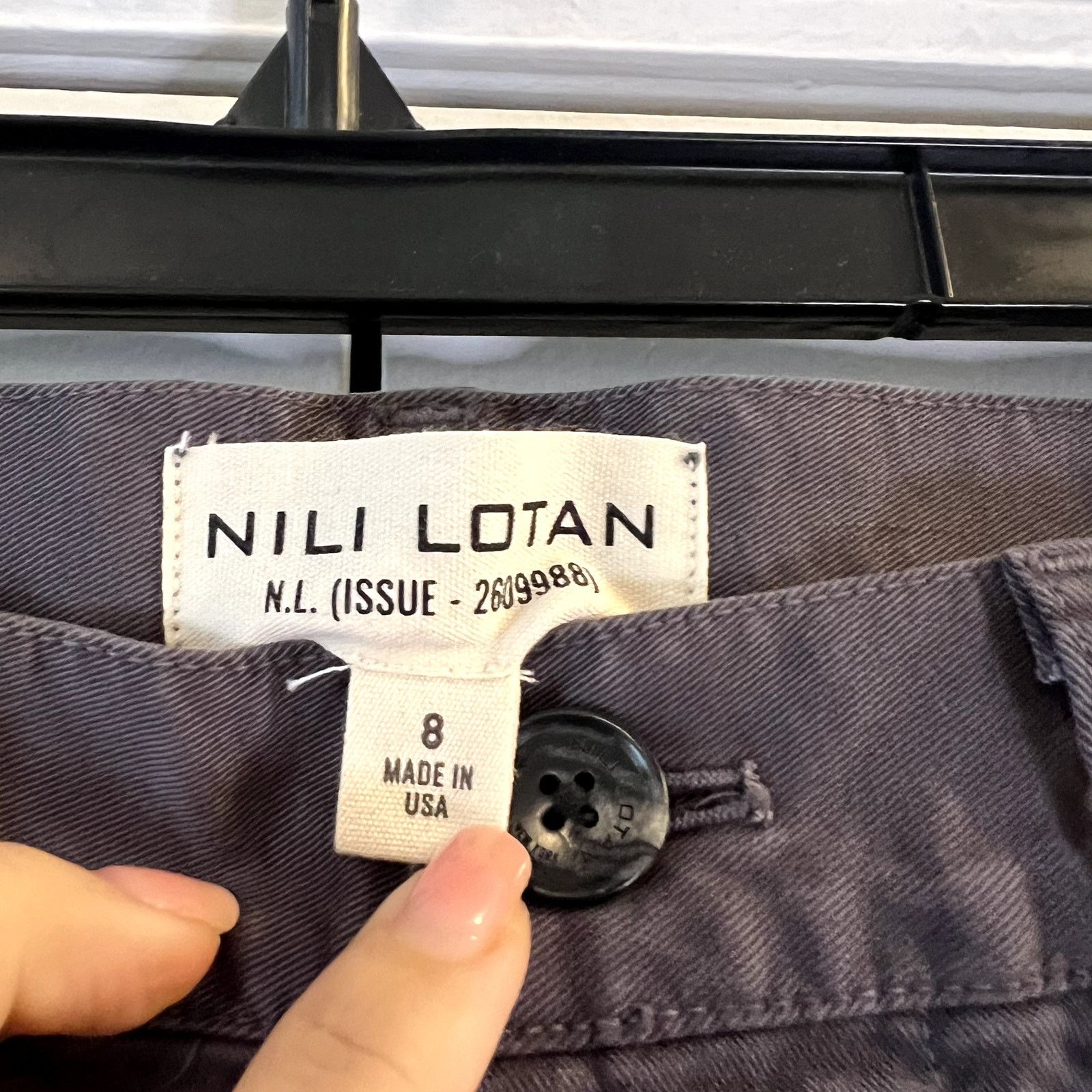Nili Lotan Nili Lotan Tibault Vintage Gray Cargo Pants Size 8 Size 30" / US 8 / IT 44 - 5 Thumbnail