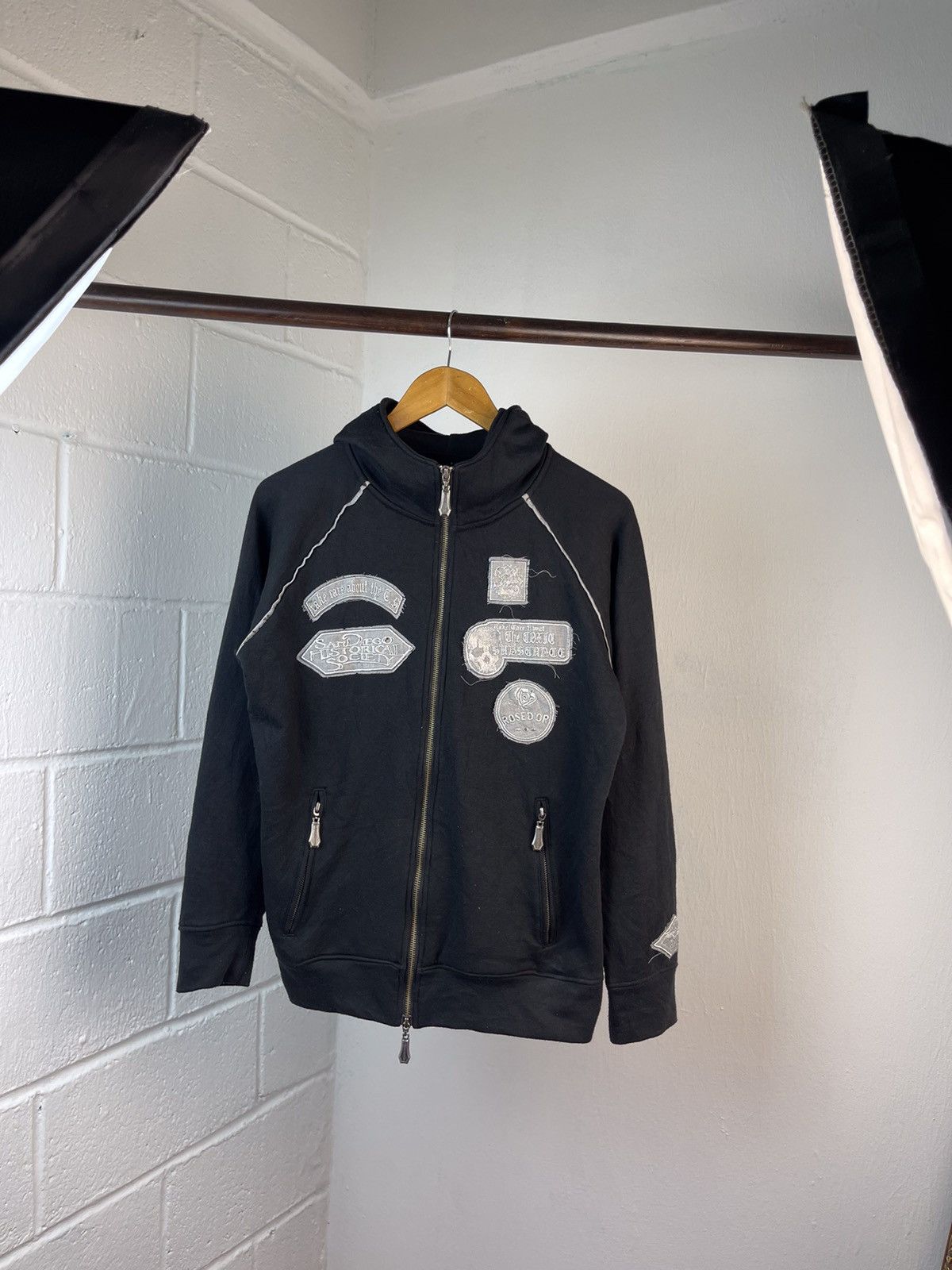If Six Was Nine × In The Attic × Le Grande Bleu (L.G.B.) In The attic Zip Patches Hoodie Size US M / EU 48-50 / 2 - 7 Thumbnail