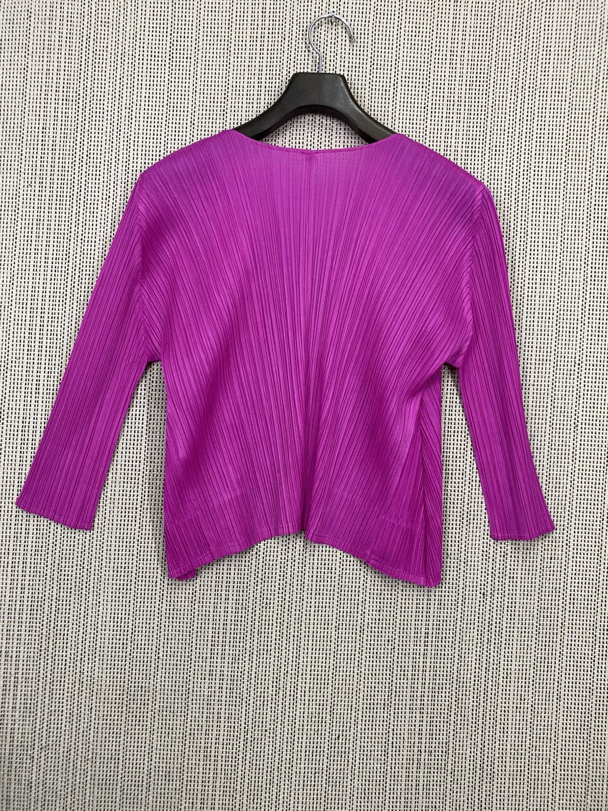Pleats Please Issey Miyake PLEATS PLEASE ISSEY MIYAKE - Pleated Open Cardigan Size M / US 6-8 / IT 42-44 - 5 Thumbnail