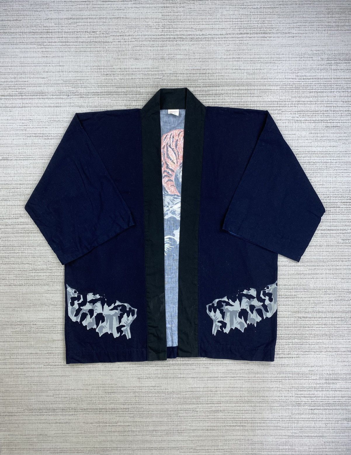 Japanese Brand × Vintage Vintage Kimono Japan Dragon X Tiger Big Printed Size US L / EU 52-54 / 3 - 2 Thumbnail