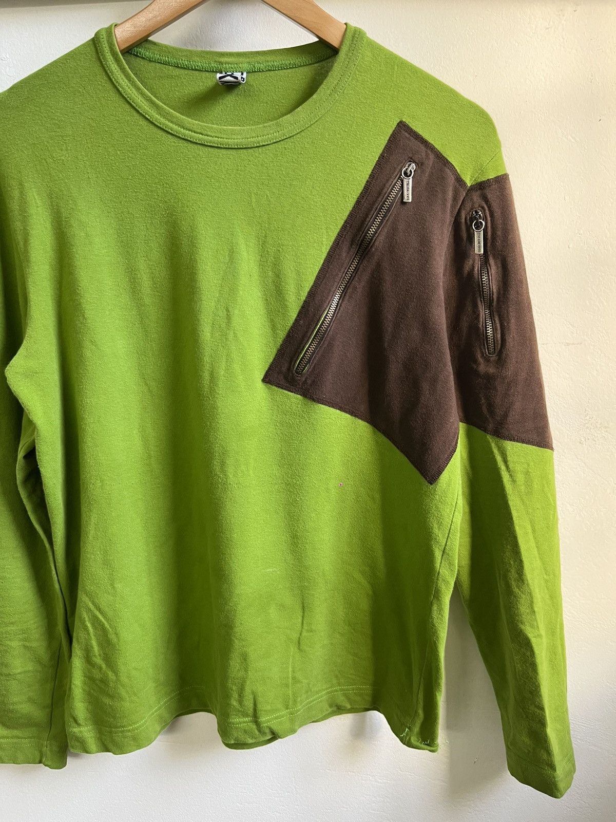 Dirk Bikkembergs ARCHIVE❗️Vintage 90s Dirk Bikkembergs MultiZipper Shirt Size US M / EU 48-50 / 2 - 2 Thumbnail