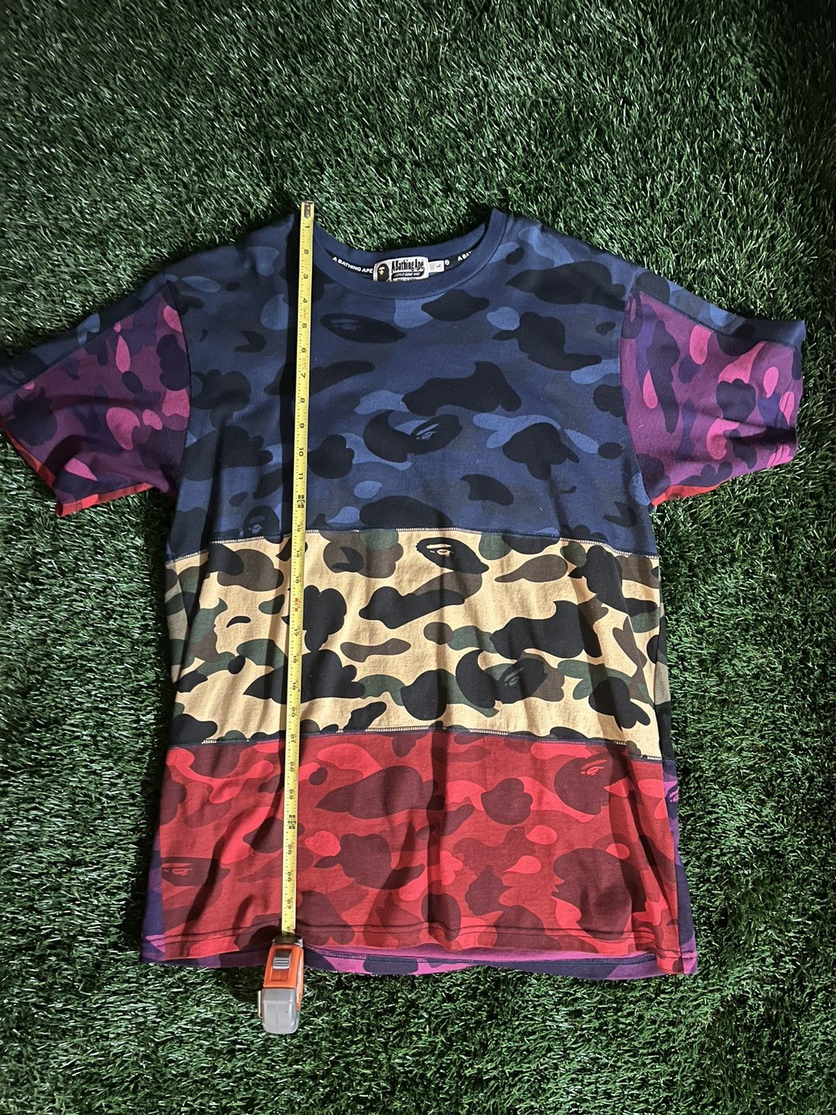Bape Bape Mix Camo Crazy Tee Shirt Size US L / EU 52-54 / 3 - 8 Thumbnail
