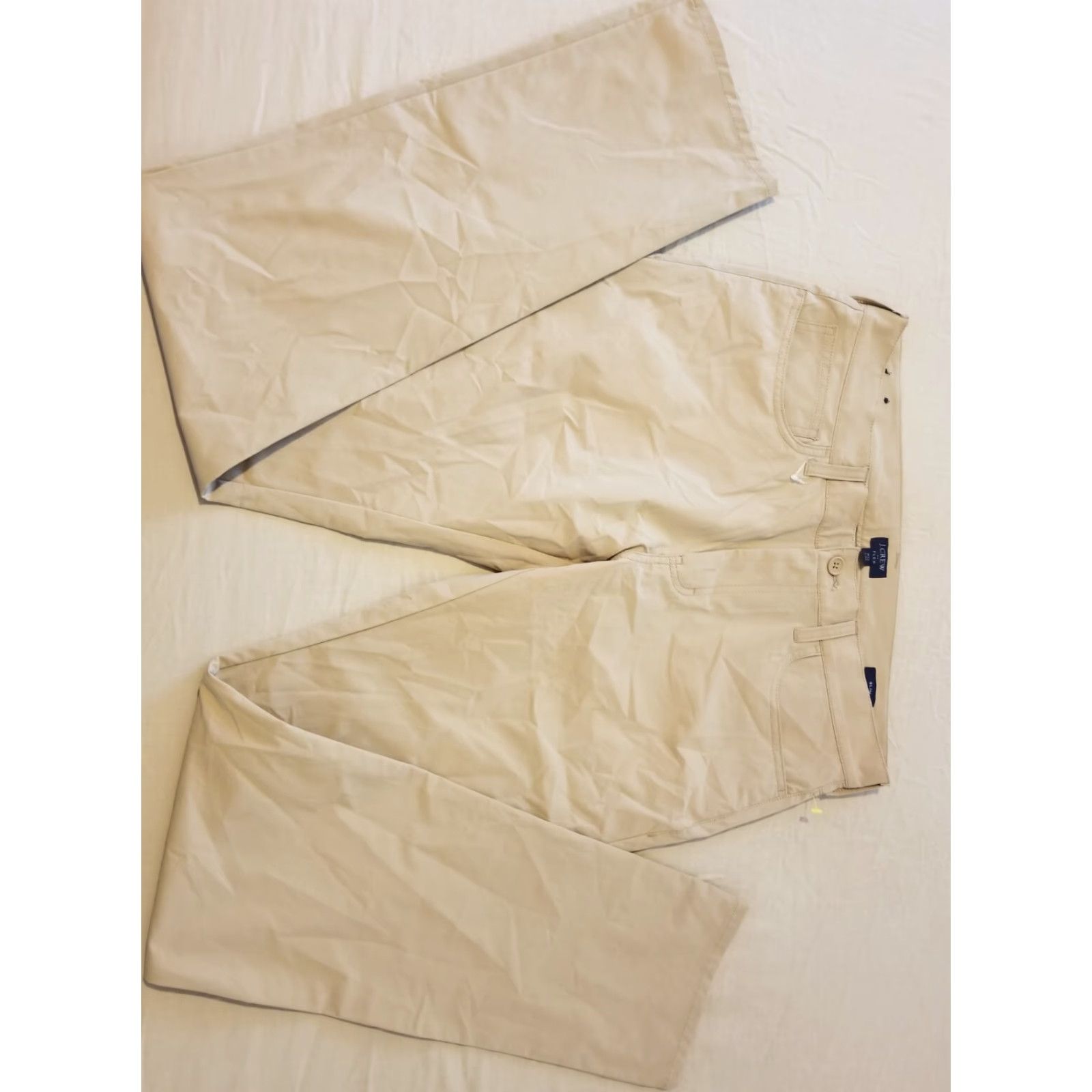 J.Crew VINTAGE Mens J. Crew Khaki Dress Pants 32x34 Slim Chinos Trousers 33x33 Beige 34 Inseam Slimming Mens Size US 32 / EU 48 - 3 Thumbnail