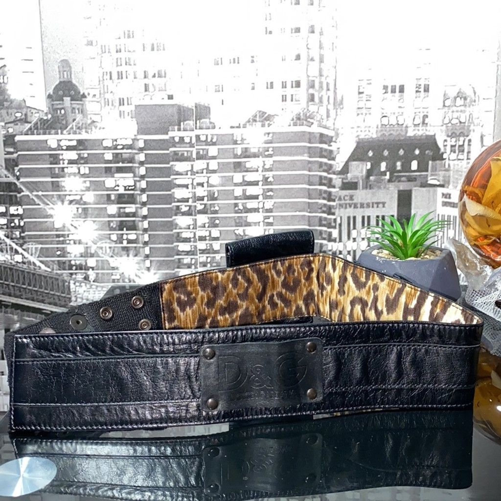 Dolce & Gabbana Authentic DOLCE & GABBANA Leather Waist Pouch Belt Size ONE SIZE - 9 Thumbnail