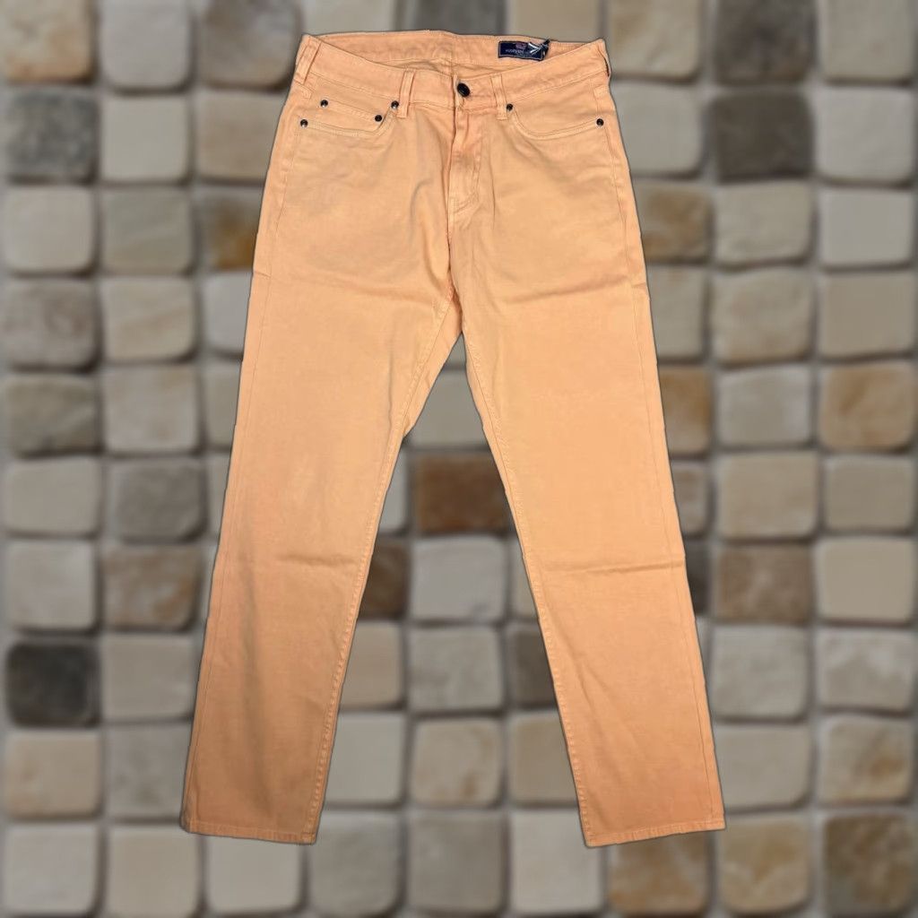 Vineyard Vines Vineyard Vines Broken Twill 5 Pocket Pants Men 31 Orange Cotton Stretch Straight Size US 31 - 1 Thumbnail