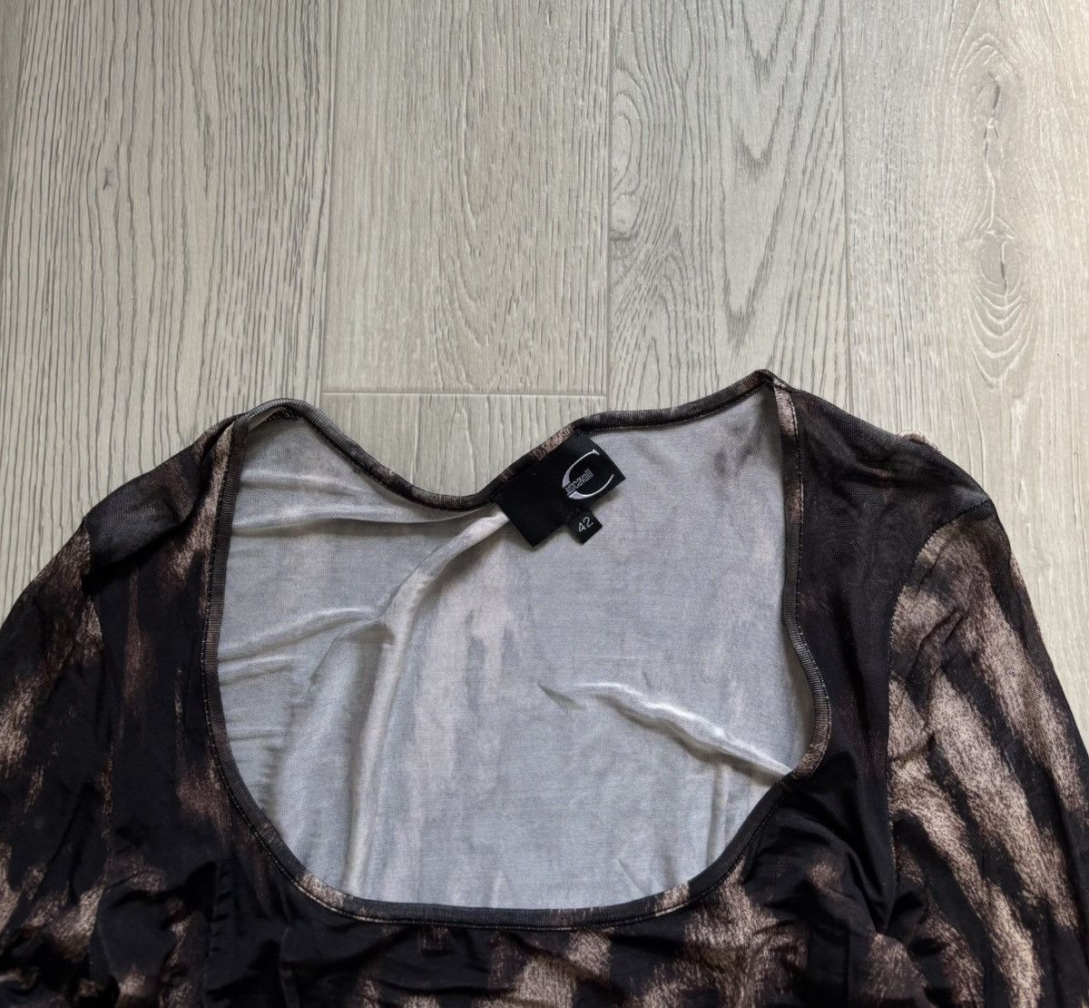 Just Cavalli Archive Just Cavalli Dress Tiger Printed Animal Size M / US 6-8 / IT 42-44 - 2 Thumbnail