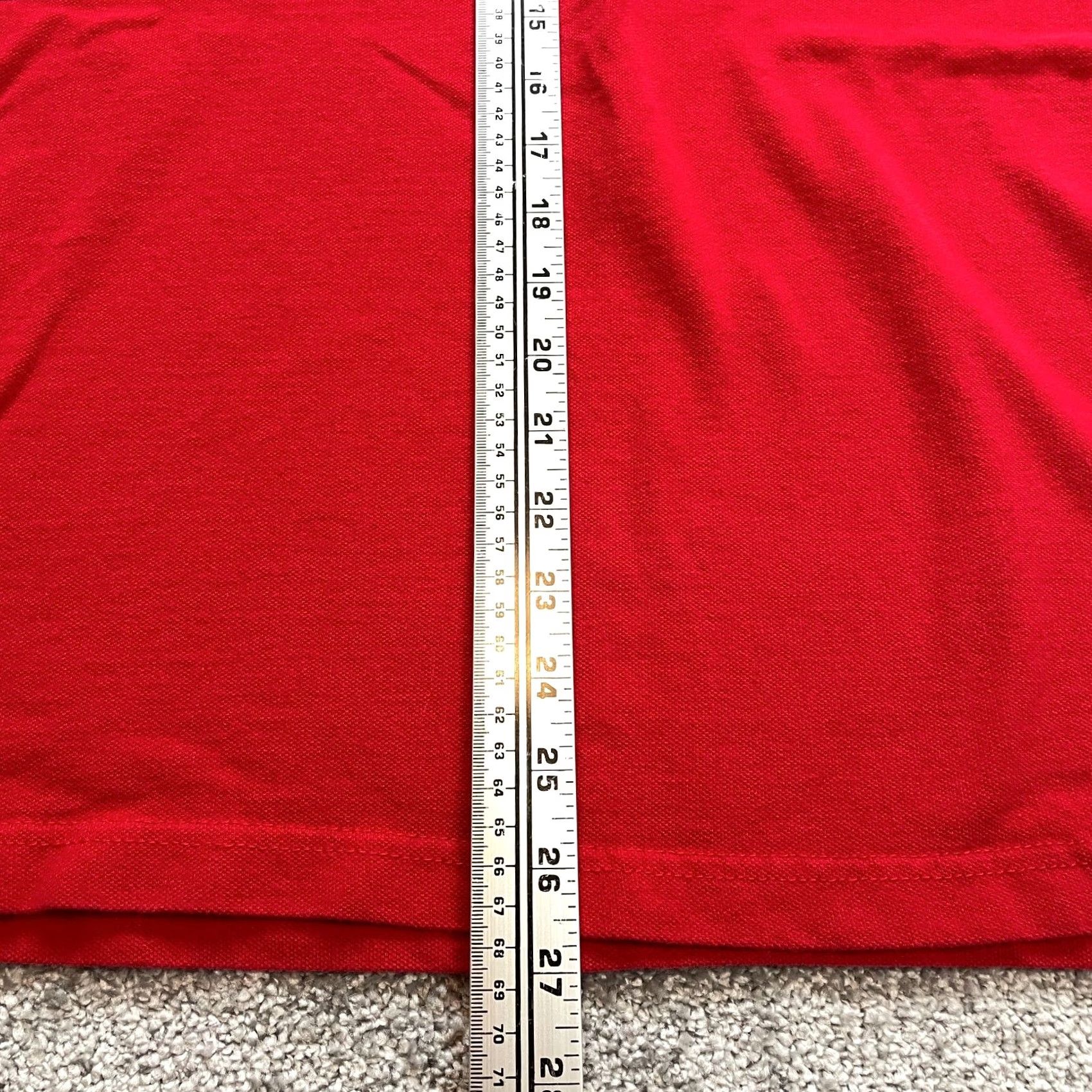 Faded Glory VINTAGE Faded Glory Polo Shirt Mens M Red Collared Golf Rugby Cotton Preppy Short Sleeve 42 Chest Classic Mens Size US M / EU 48-50 / 2 - 4 Thumbnail