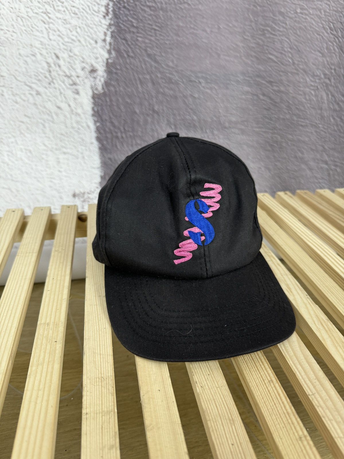 Powell Peralta Vintage Skateboard one size black big logo “S” cap Size ONE SIZE - 2 Thumbnail