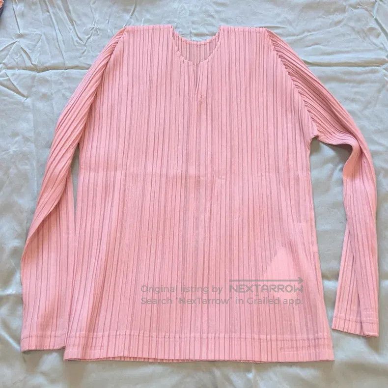 Issey Miyake Issey Miyake Pink Long Sleeve Size S / US 4 / IT 40 - 1 Thumbnail