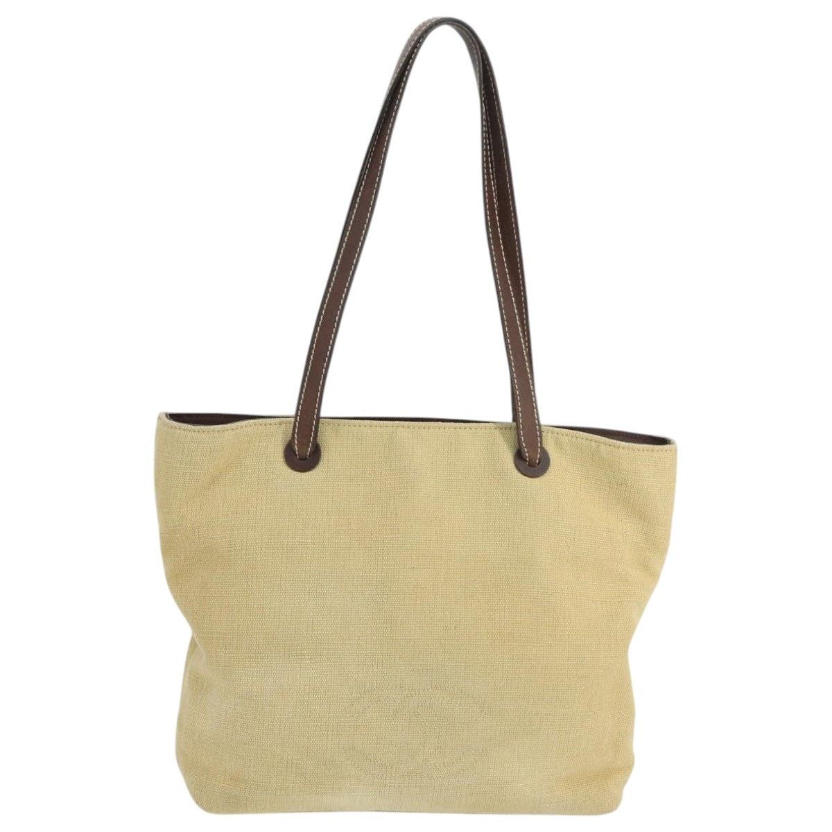 Chanel CHANEL Coco Mark Tote Bag Canvas Beige CC Size ONE SIZE - 13 Thumbnail