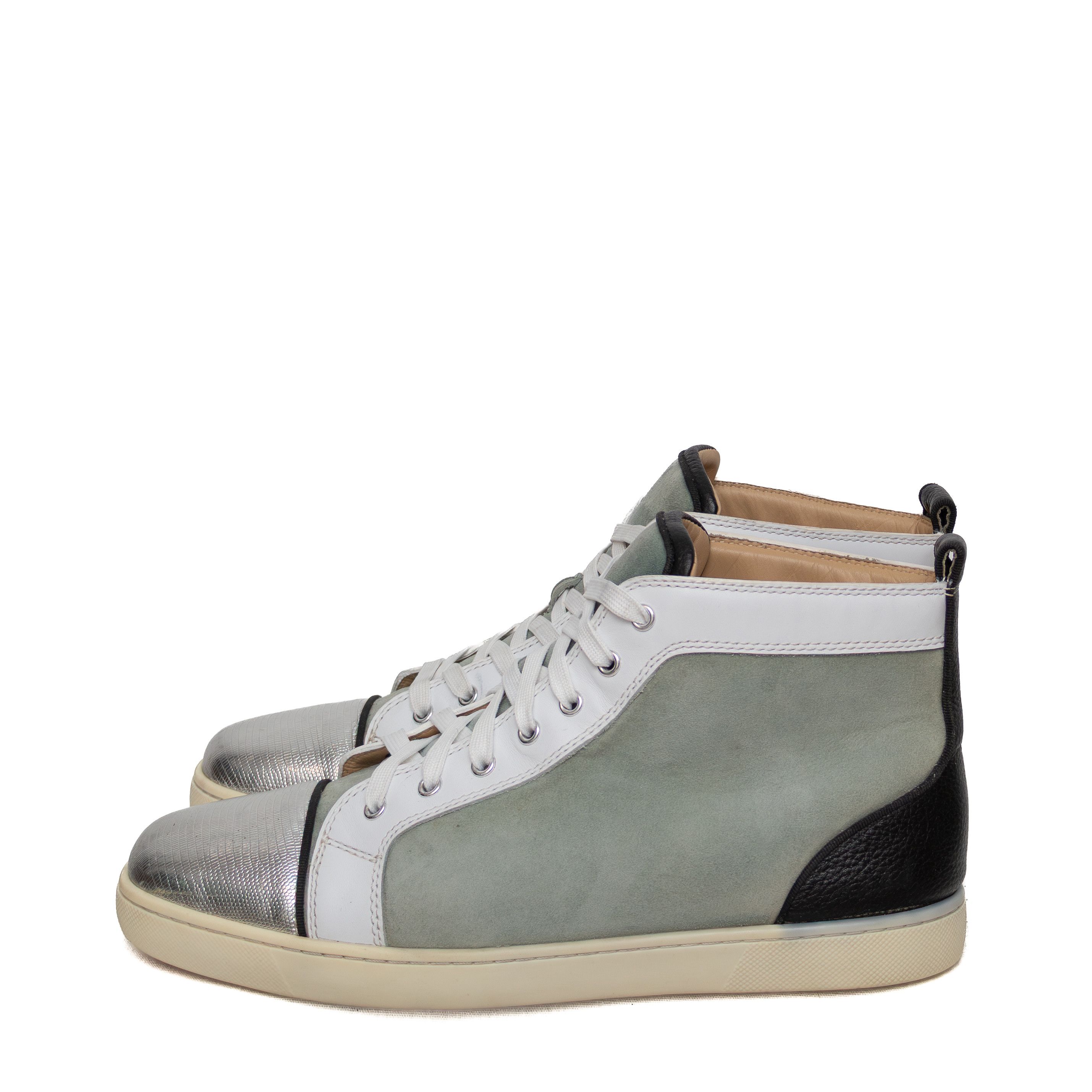 Christian Louboutin Christian Louboutin Grey Suede Sneakers US 12 / UK 11 Size US 12 / EU 45 - 3 Thumbnail