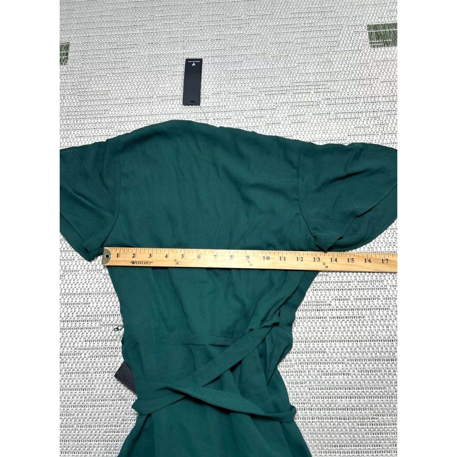 Lulus Lulus Rise To The Occasion Emerald Midi Wrap Dress Womens XXS Green Surplice New Size XXS / US 00 / IT 34 - 7 Thumbnail
