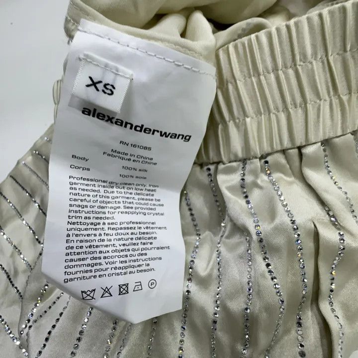 Alexander Wang Alexander Wang SS23 Striped Crystal Decor Shorts - Size 22" - 2 Thumbnail