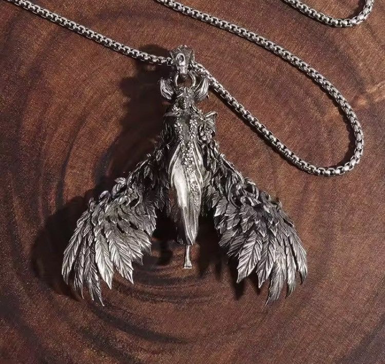 Jewelry GOTHIC Demon Queen Pendant Necklace – 60cm Chain – Size ONE SIZE - 3 Thumbnail