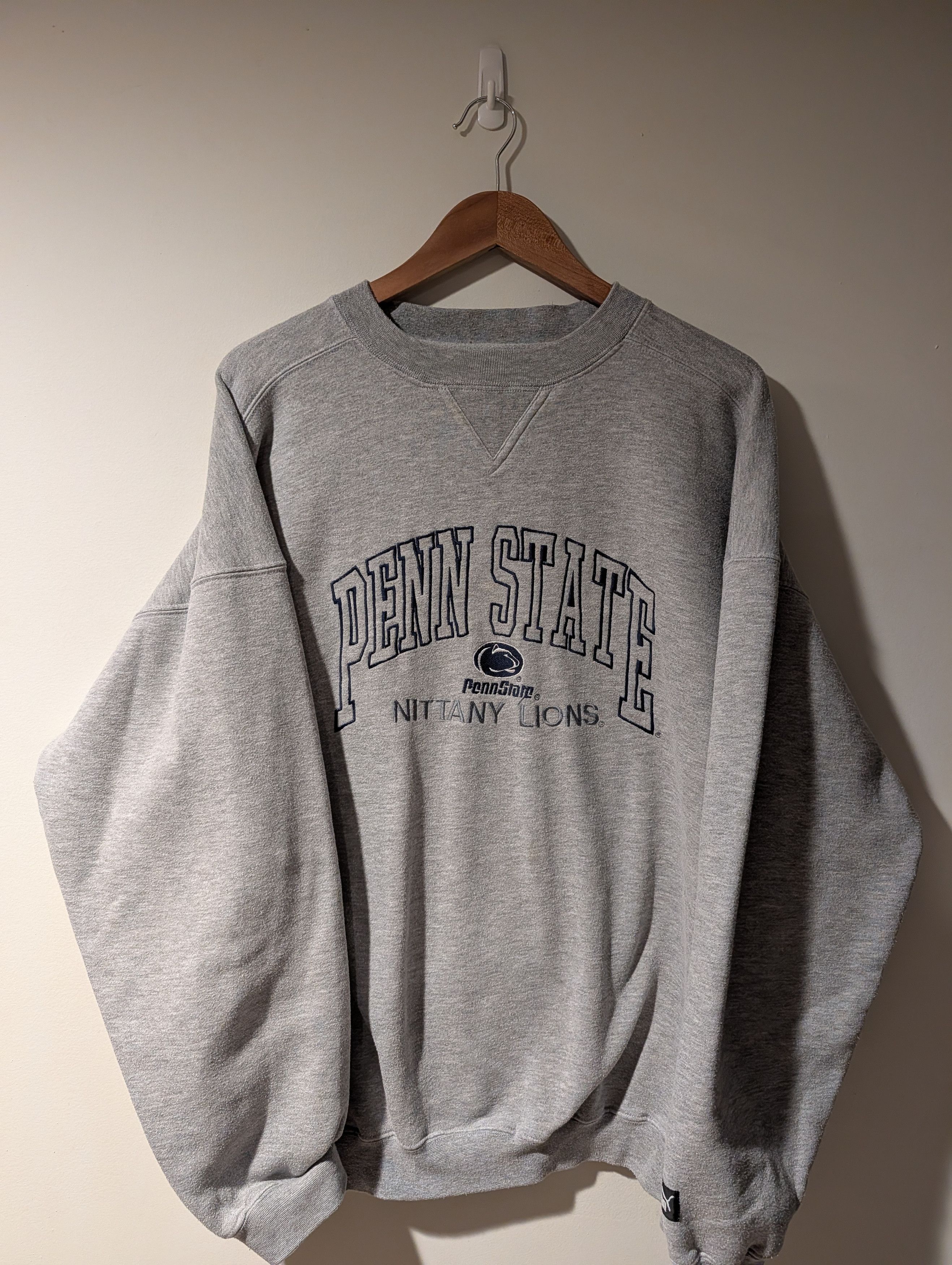 NCAA Vintage Y2K Penn State Nittany Lion College Puma Sweatshirt Size US XL / EU 56 / 4 - 1 Thumbnail
