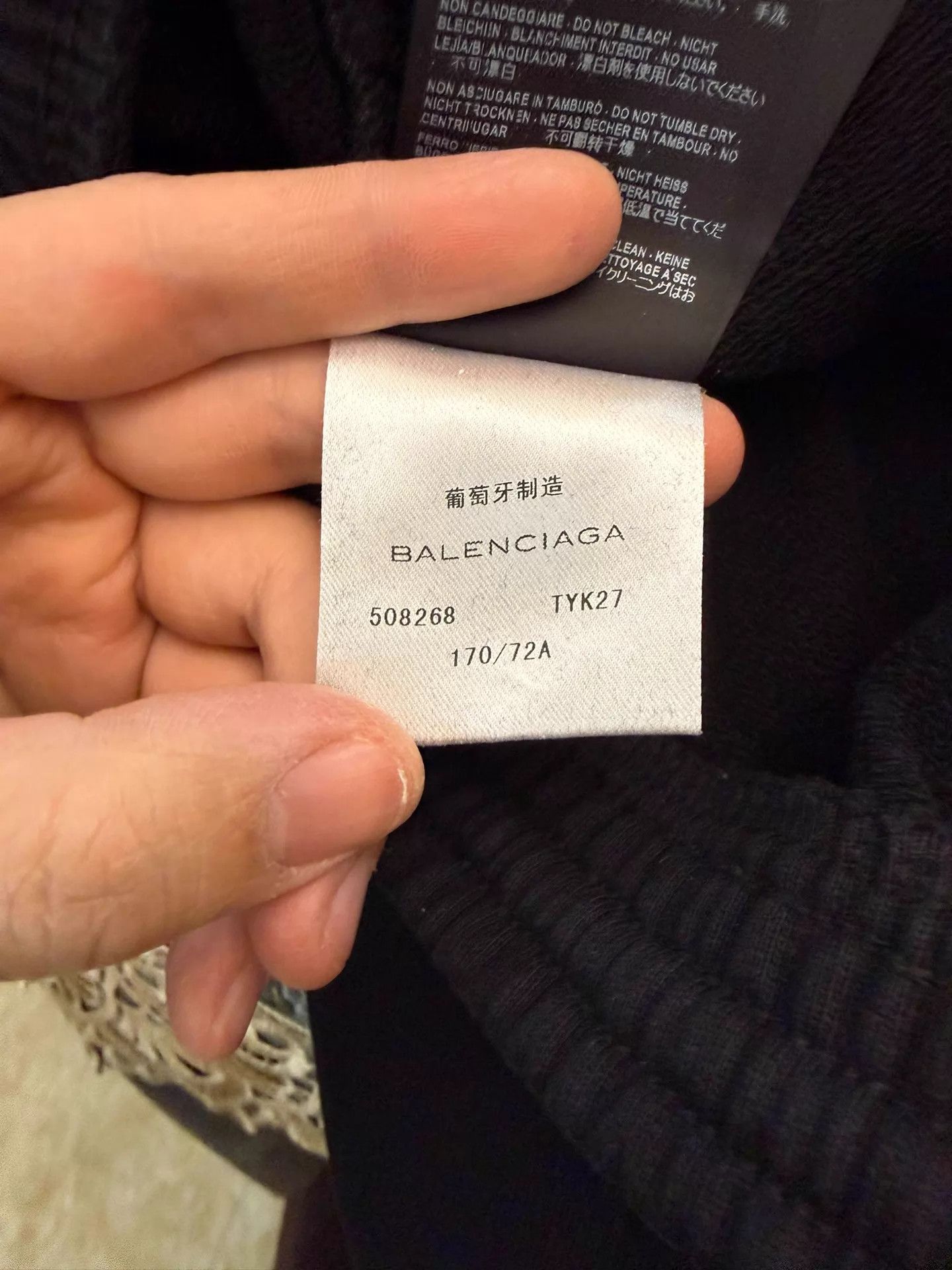 Balenciaga Balenciaga Casual Pants XS (50) Black Logo Size 25" / US 0 / IT 36 - 6 Thumbnail