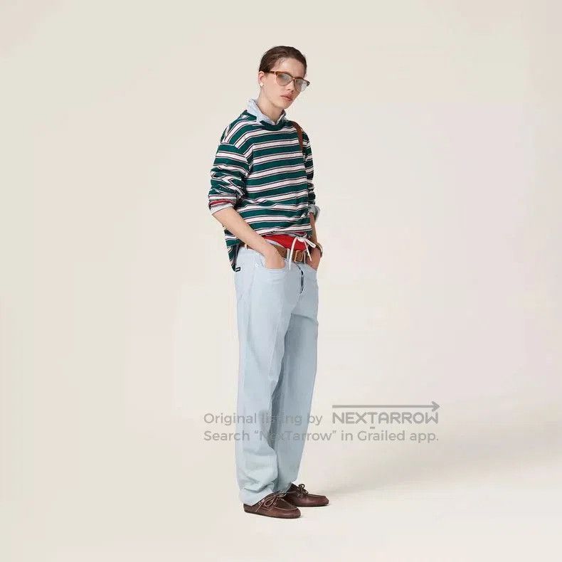 Miu Miu Miu Miu Light Blue Denim Jeans Size 28. Size US 28 / EU 44 - 2 Thumbnail