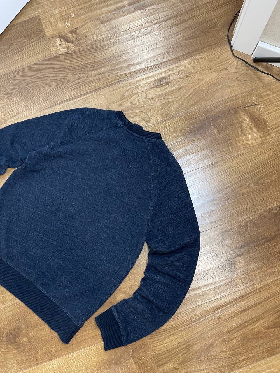 Armani × Vintage Vintage Armani Jeans Blue Big Logo Y2K Style Sweatshirt Size US XL / EU 56 / 4 - 15 Thumbnail