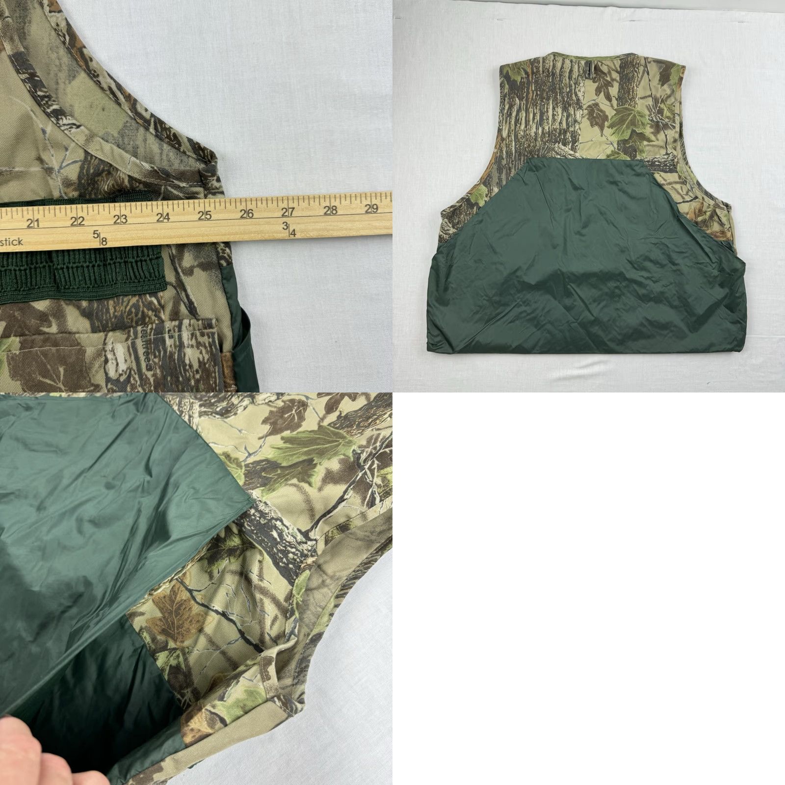 Vintage VINTAGE Ozark Trail Hunting Best Adult XL Green Camouflage Outdoor Nature Functional Vest Mens Size US XL / EU 56 / 4 - 8 Thumbnail