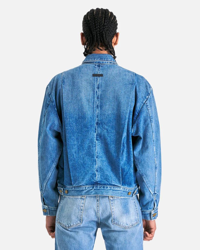 Fear of God o1s1v1r1oon0925 8Th Collection Denim Jacket in Indigo/Blue Size US S / EU 44-46 / 1 - 4 Thumbnail