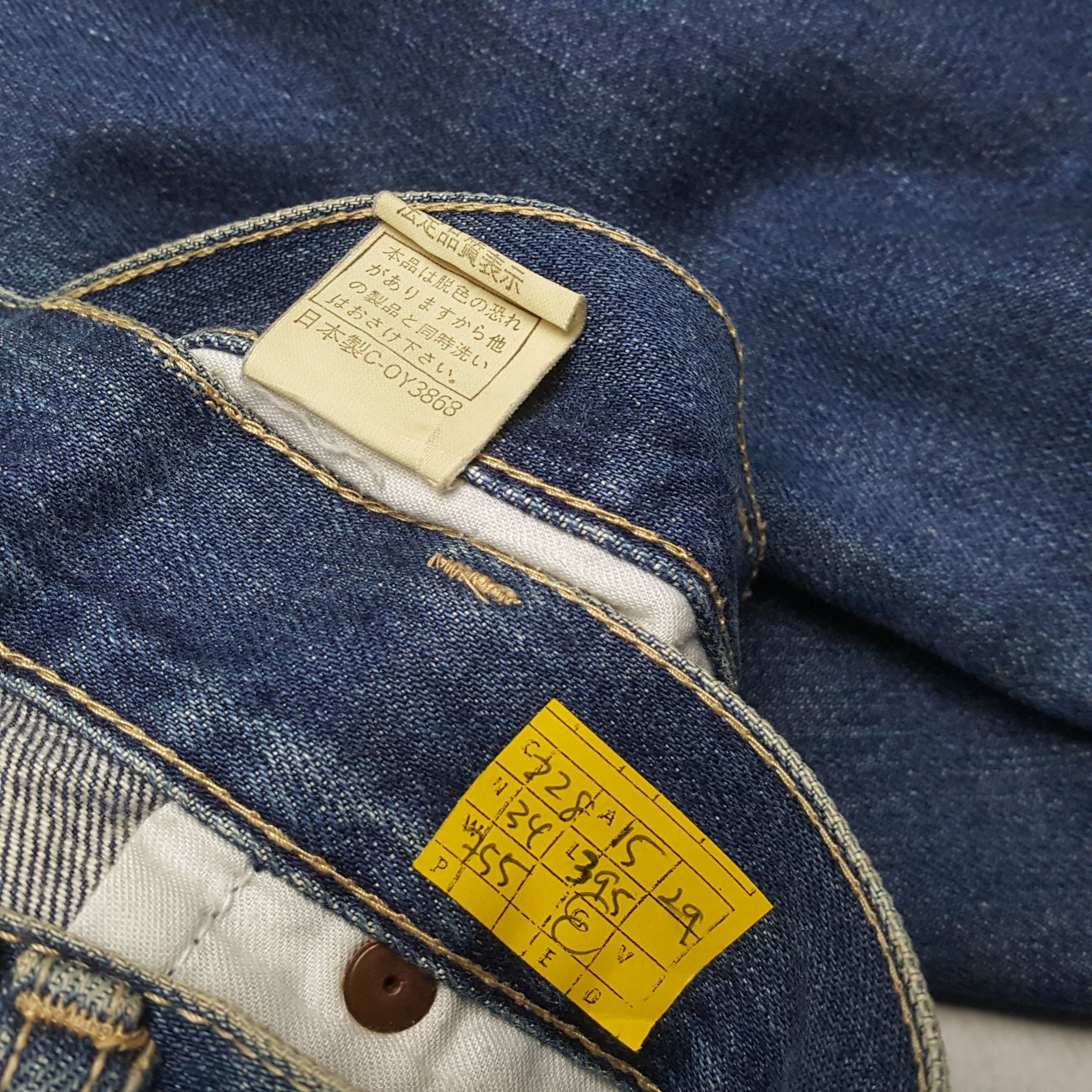 Evisu × Japanese Brand × Vintage Vintage EVISU Japanese Brand Daicock Custom Design Jeans Size US 30 / EU 46 - 14 Thumbnail