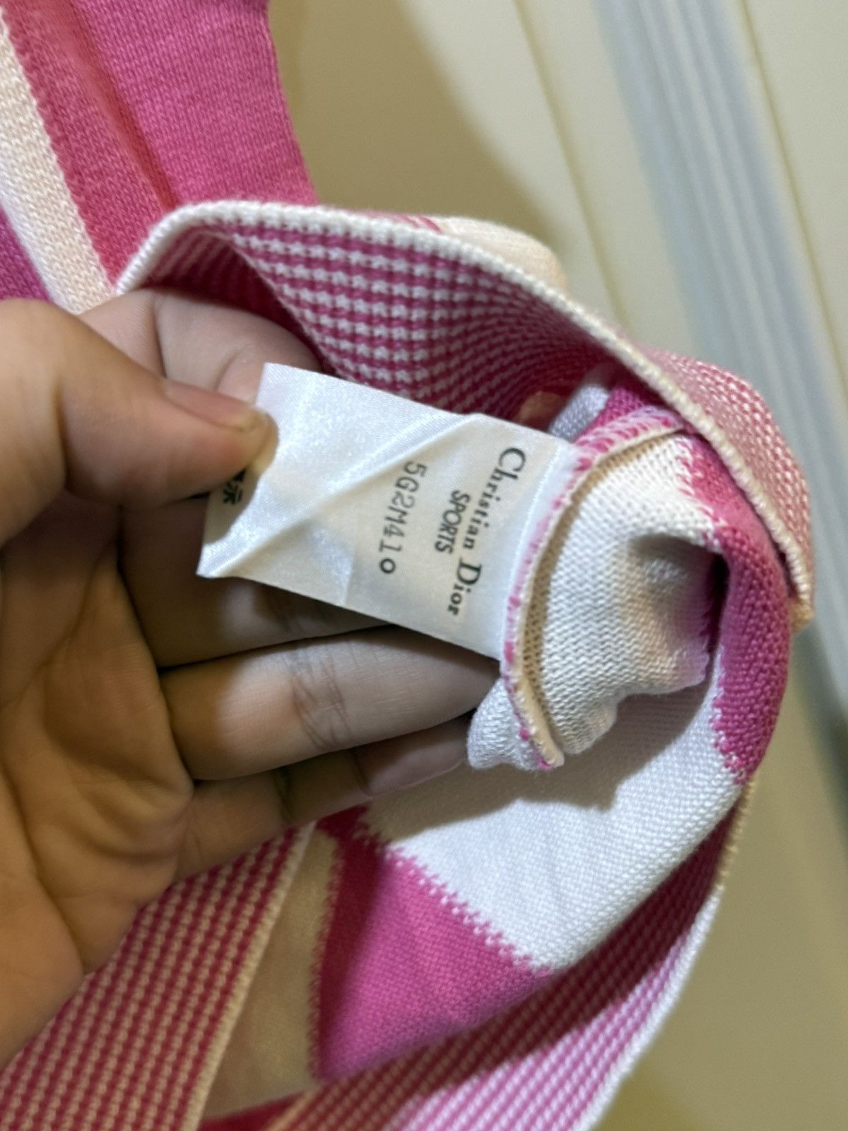 Other Christian Dior Pink Stripe Sports Vest Size L / US 10 / IT 46 - 5 Thumbnail