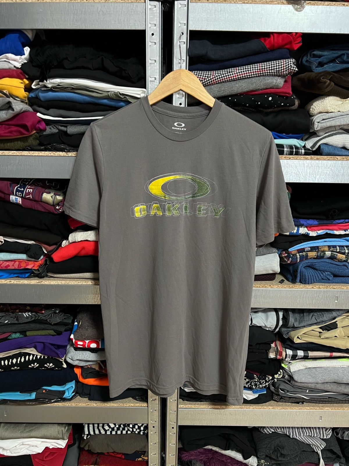 Oakley Oakley Software Spell Out Big Logo T-Shirt Mens Size M Tee Size US M / EU 48-50 / 2 - 1 Thumbnail