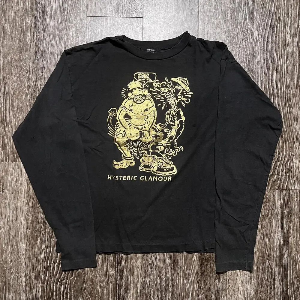 Hysteric Glamour [Avg. Resell: $145] Hysteric Glamour x Robert Crumb LS Shirt Size US S / EU 44-46 / 1 - 1 Thumbnail