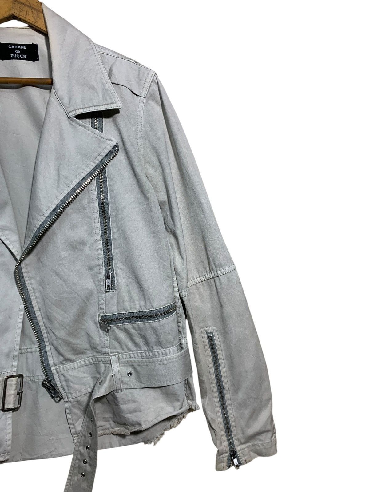 CABANE de ZUCCa 🔥Cabane de Zucca Issey Miyake Bikers Jackets Size US M / EU 48-50 / 2 - 3 Thumbnail