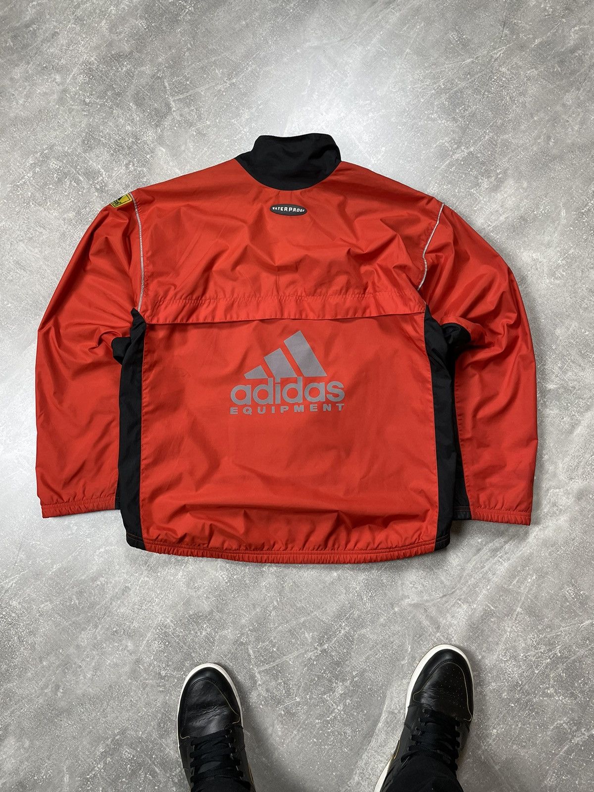 Adidas × Vintage Vintage 2000 Equipment Adidas Reflective Windbreaker Jacket Size US M / EU 48-50 / 2 - 7 Thumbnail