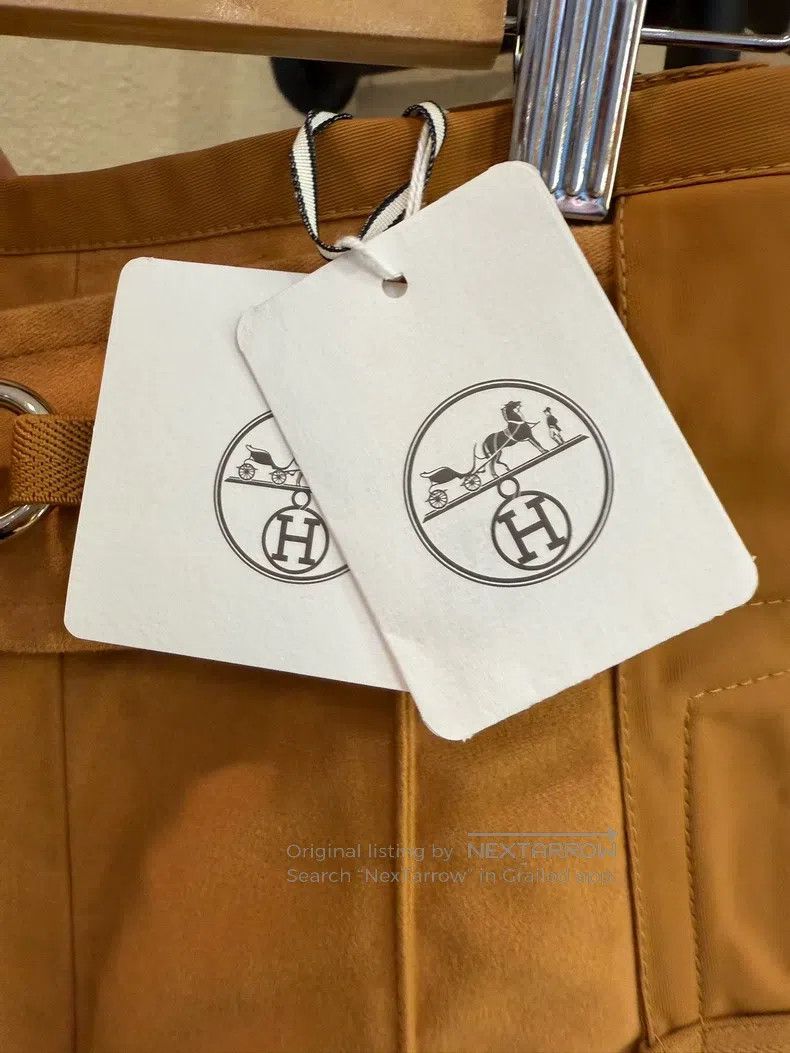 Hermes Hermes Caramel Work Short Pants with 100% Cotton Fabric, B Size 42" / US 20 - 4 Thumbnail